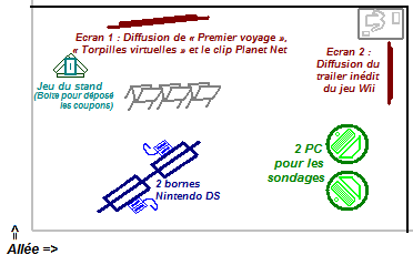 Plan du stand par codelyoko.net